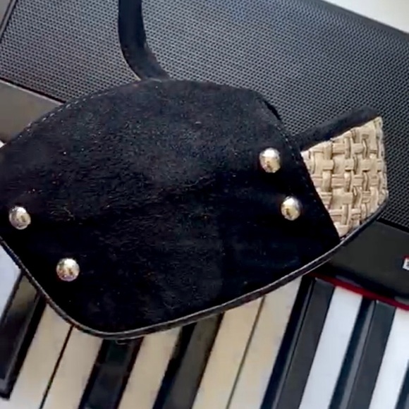 Gianni Ferrante Black Suede Platform Sandals - Picture 12 of 12